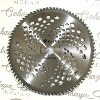 MATA PISAU BABAT POTONG RUMPUT BULAT 80T MATA INTAN