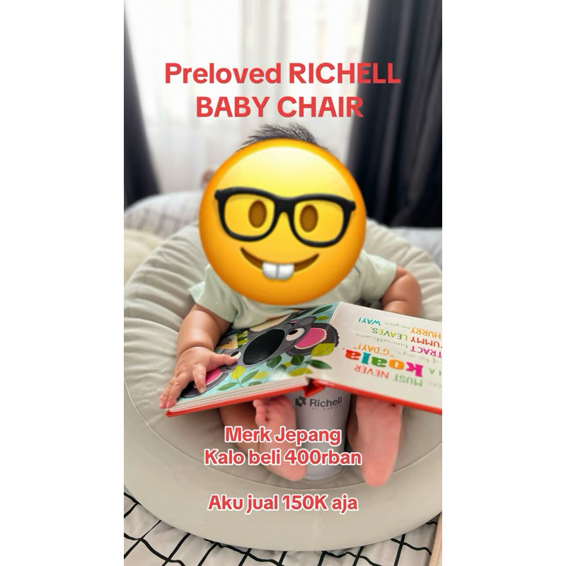 preloved richell baby soft sofa