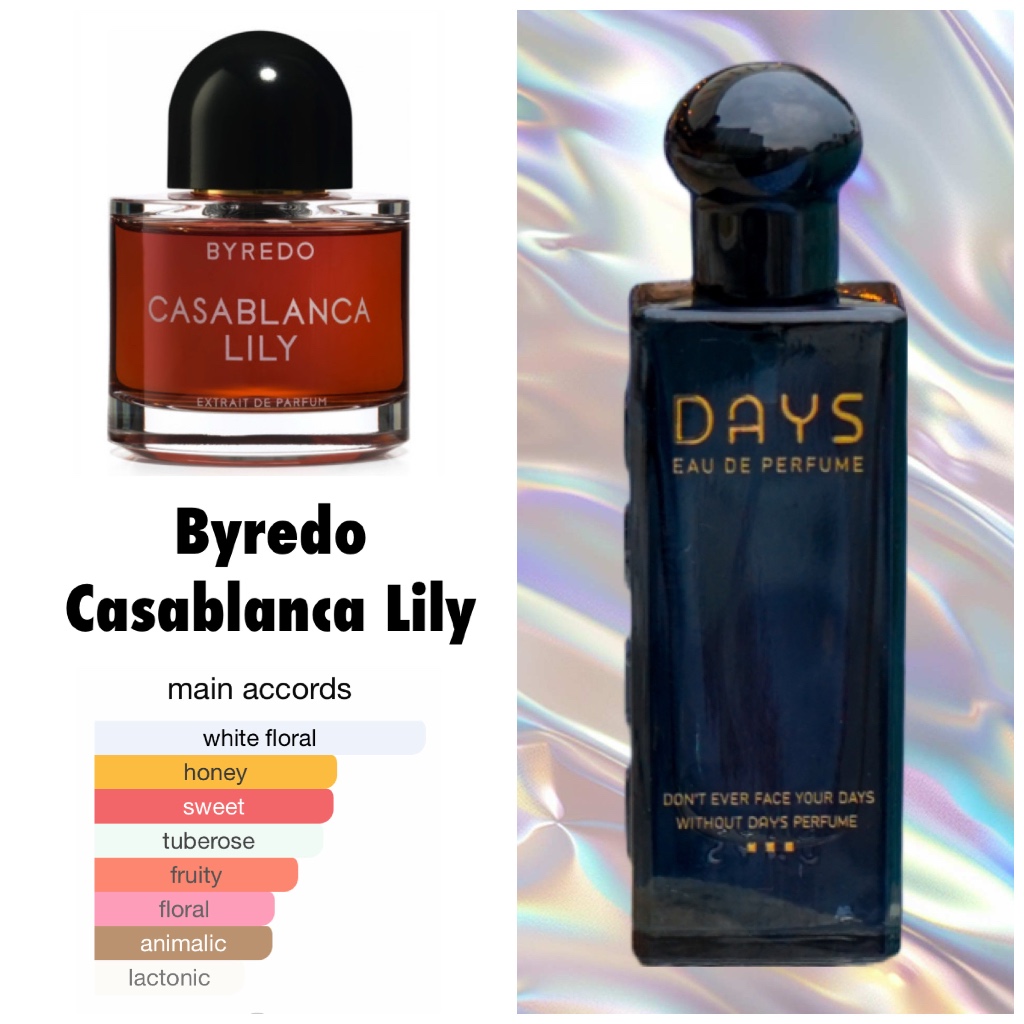 DAYS PARFUME inspired by Casablanca Lily Byredo
