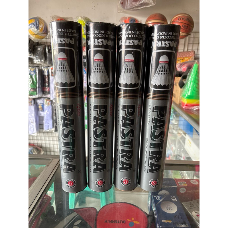 SHUTTLECOCK BADMINTON PASTRA HITAM SILVER