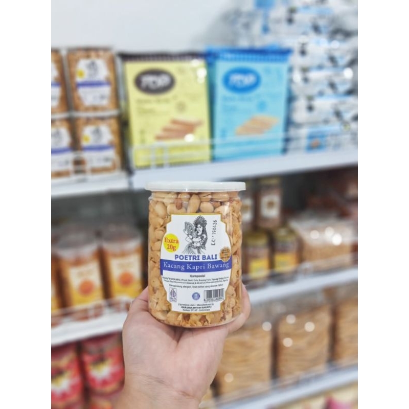 

KACANG KAPRI BAWANG "Poetri Bali" Kemasan +-320gr