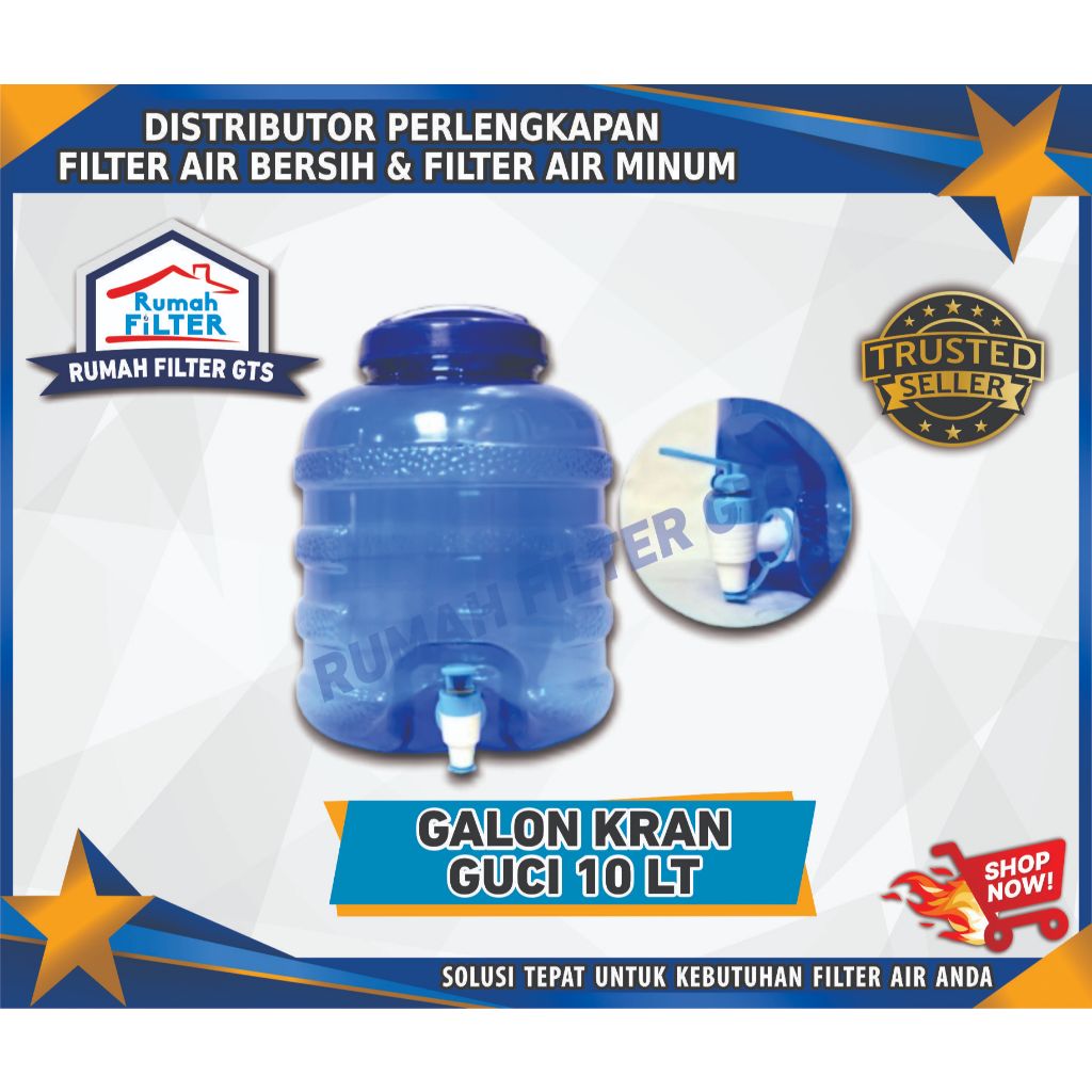 Galon Guci 10 L / GALON Pakai KRAN 10 Liter