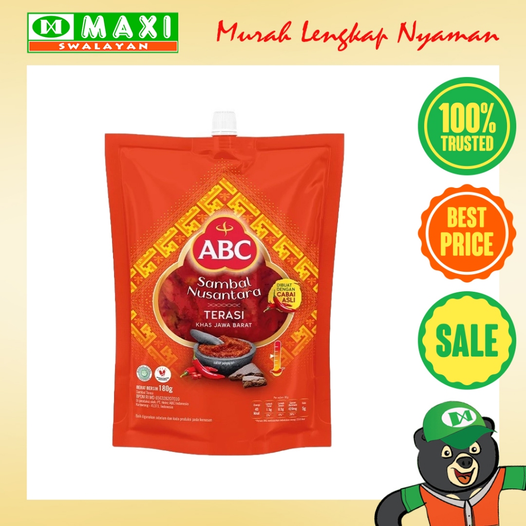 

ABC Sambal Nusantara Terasi 180gr