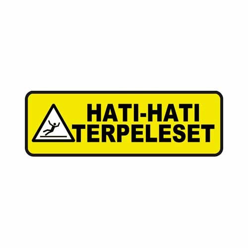 

STIKER HATI HATI TERPELESET SIGNAGE PERINGATAN LANTAI LICIN