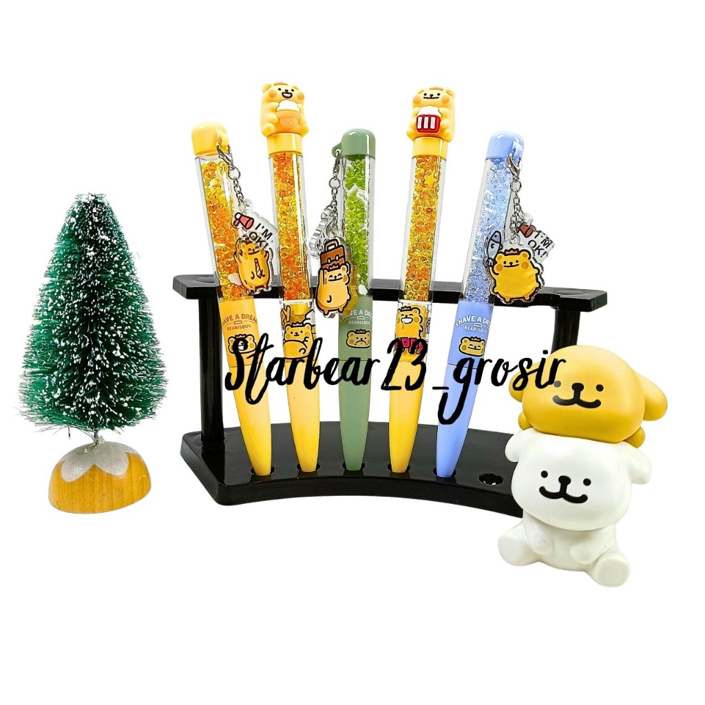 

Bolpen Gel Diamond Charm Bear Cute Kuki (CIA 809)