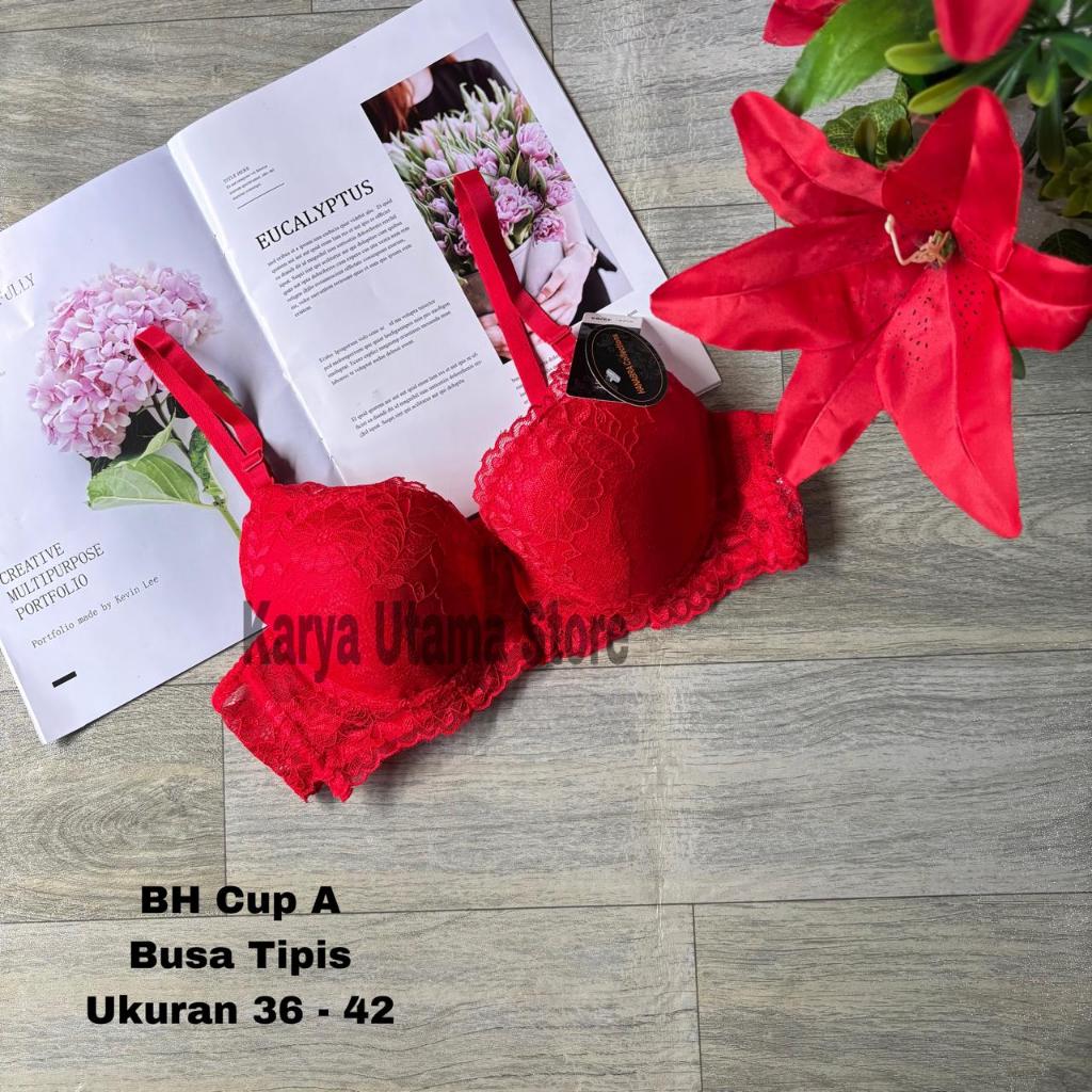 BH WANITA BUSA TIPIS BH  KAWAT RENDA LEMBUT 36 - 42