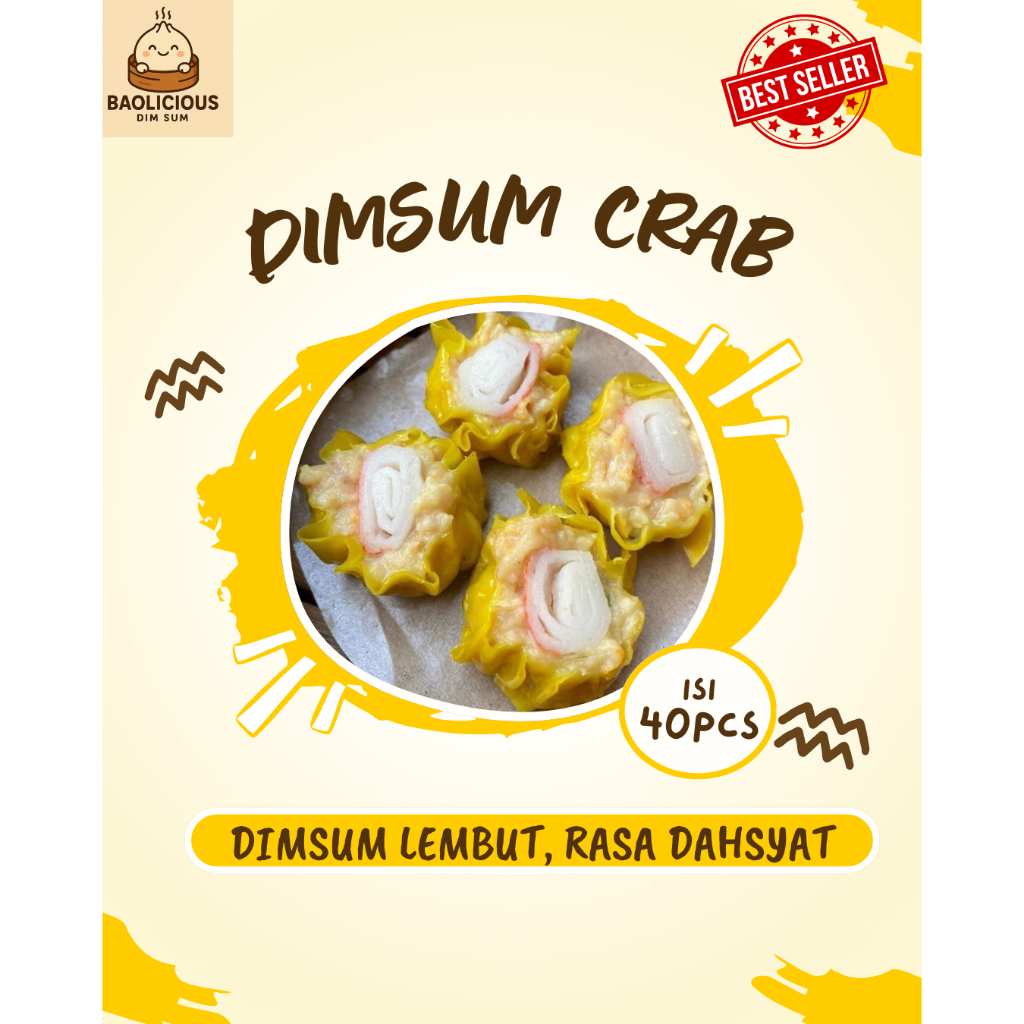 

BAO DIMSUM DIMSUM CRAB - ISI 40Pcs