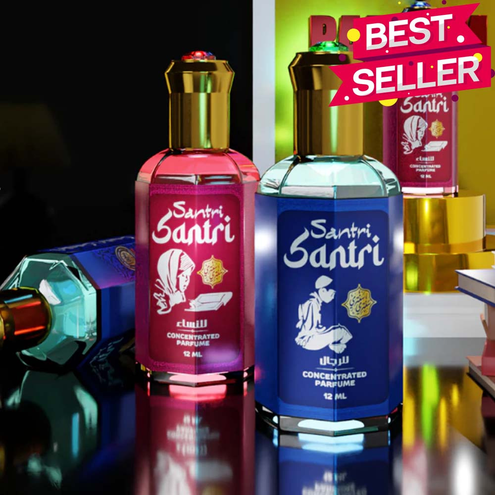 Parfum Non Alkohol Santri Santri (12 ML)