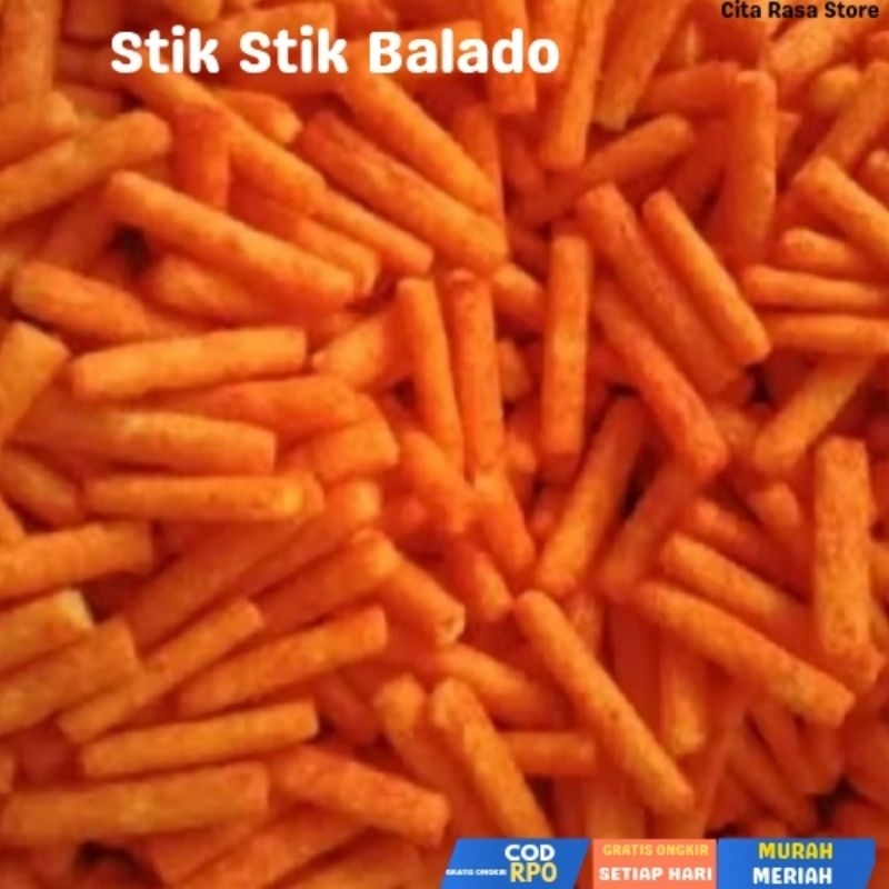 

500GR SNACK TESS STIK BALADO CEMILAN ASIN GURIH