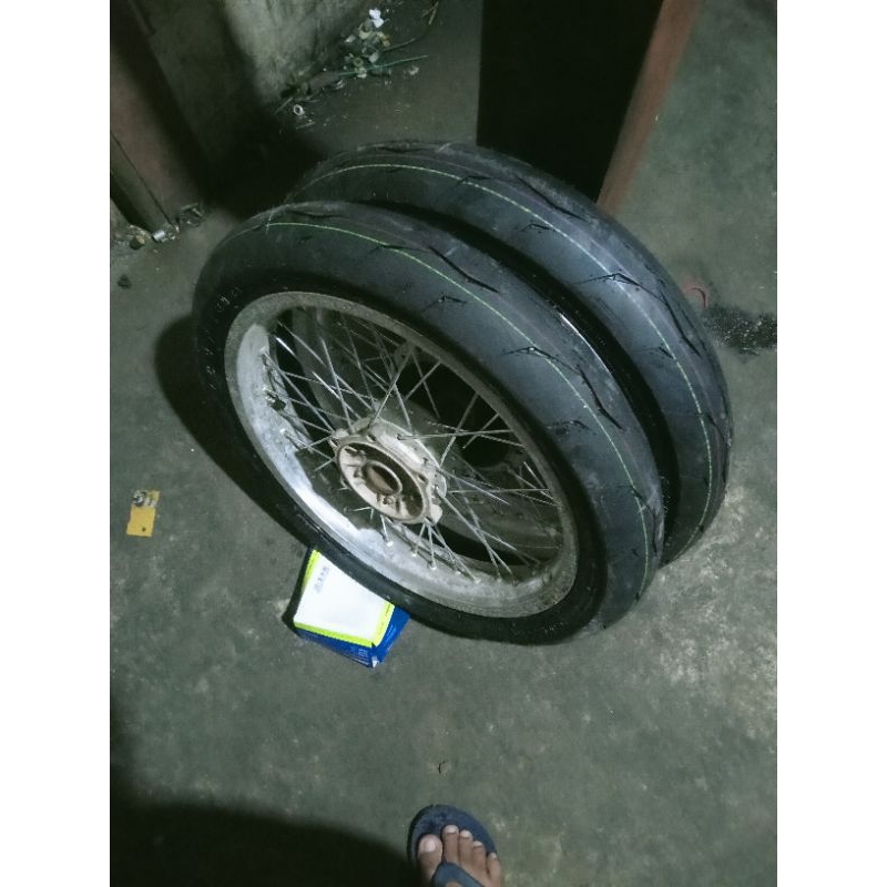 Ban luar ctx hydra 007 kingland 90/80 ring 17 tube type original