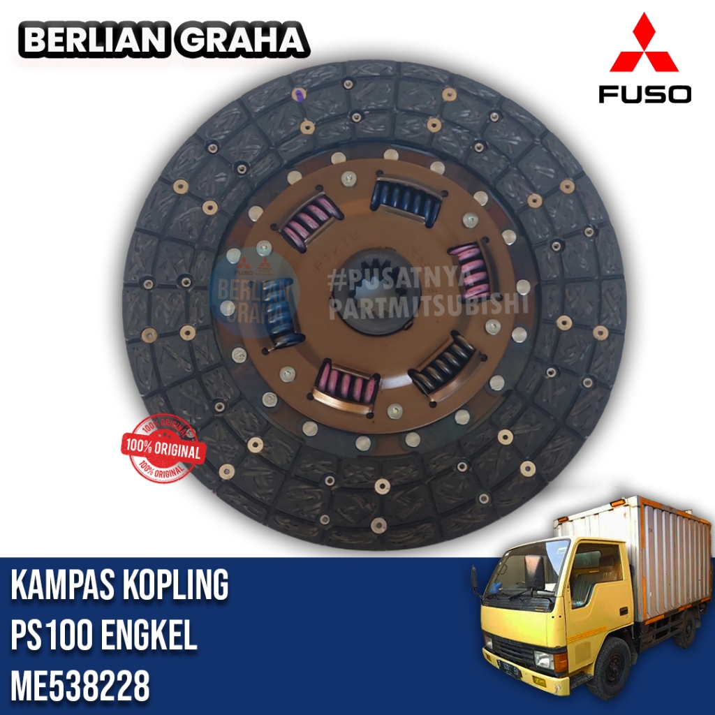Kampas Kopling Mitsubishi Colt Diesel PS100 Engkel Original Mitsubishi | ME538228