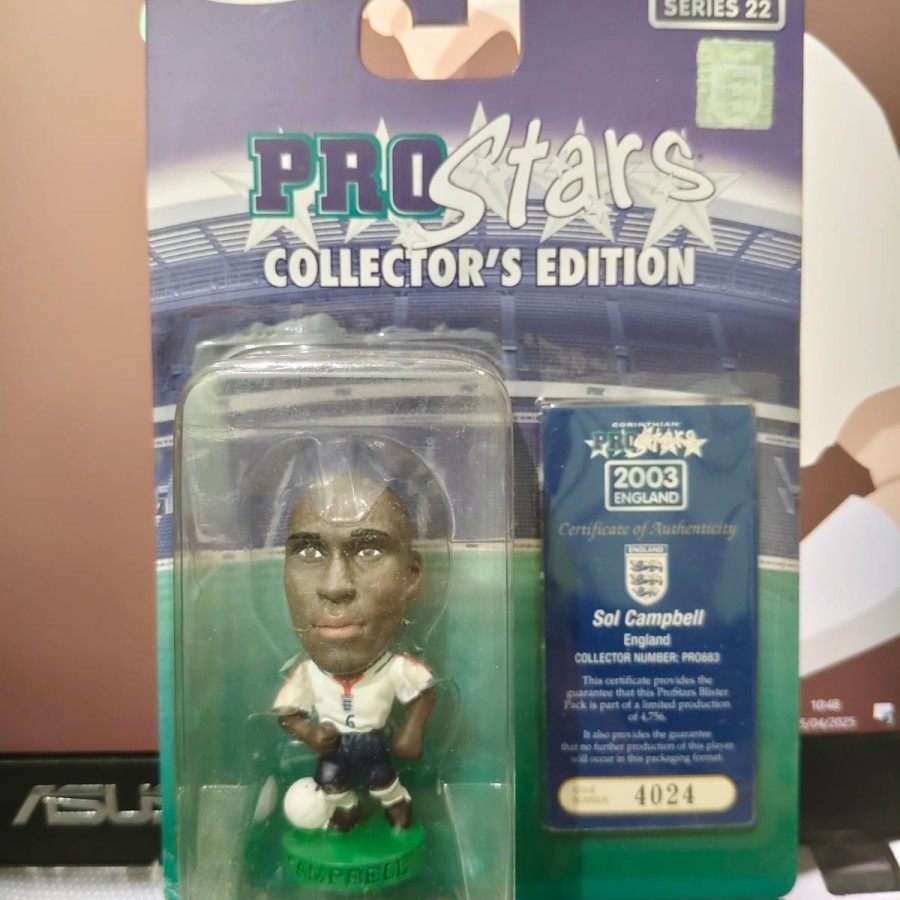 Action figure Corinthian Prostars Sol Campbell England