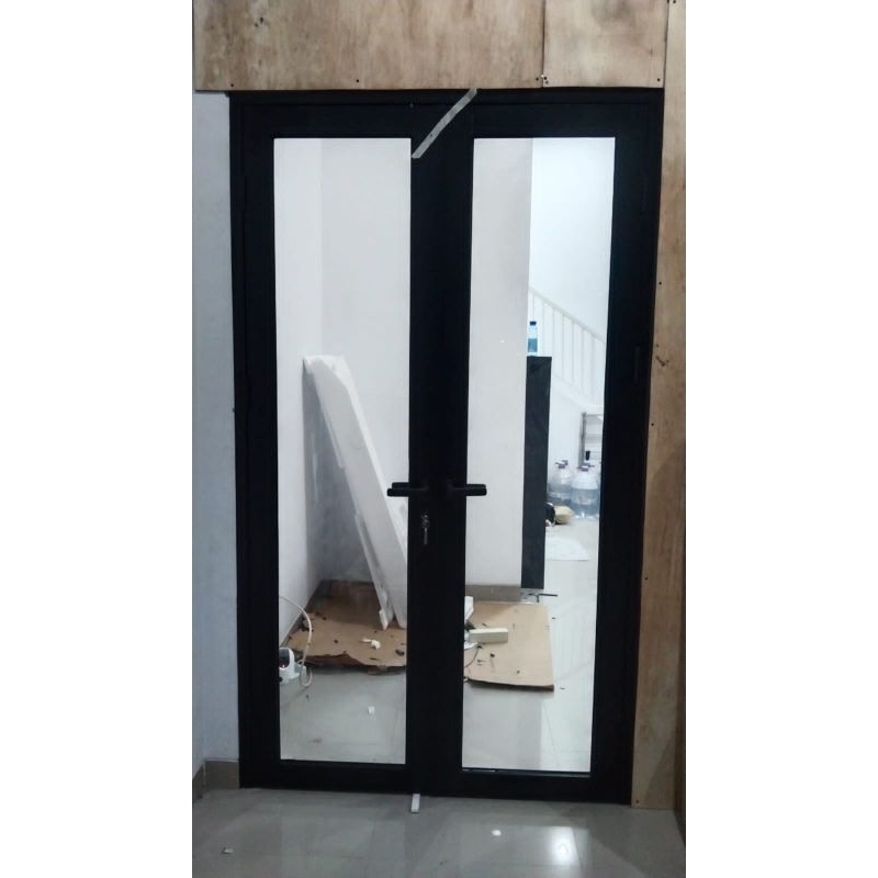 PINTU SWING ALUMINIUM KACA