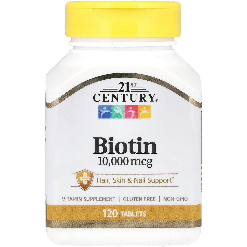 21st Century, Biotin, 10,000 mcg 120Tablet Vegan