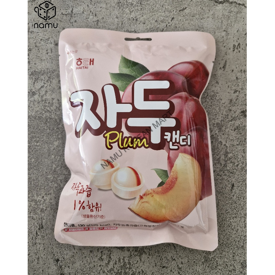 

Haitai Plum Candy 130gr / Kembang Gula Rasa Plum / Permen Rasa Plum / Plum Candy / Korean Candy