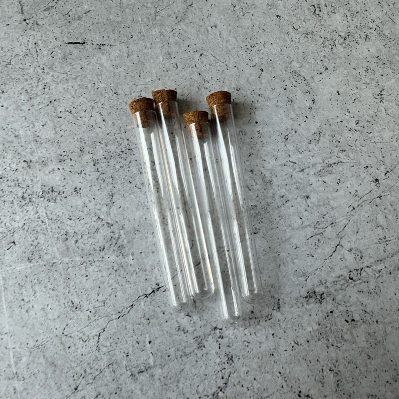 Mini tube teh tabung reaksi plastik kopi matcha