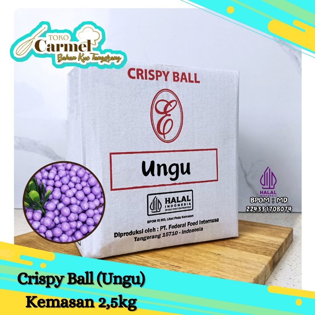 Elmer Crispy Ball 2,5kg - Choco Caviar / Topping Donat 6