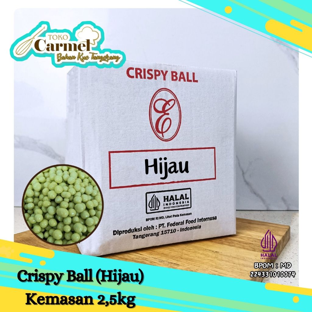 Elmer Crispy Ball 2,5kg - Choco Caviar / Topping Donat 2