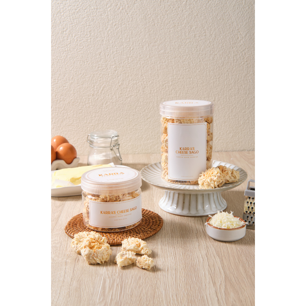 

Sagu Keju Cheese Sagoo Cheddar - Karrai Bake House - Homemade Premium Kue Kering dan Cookies - Gluten Free Cookies