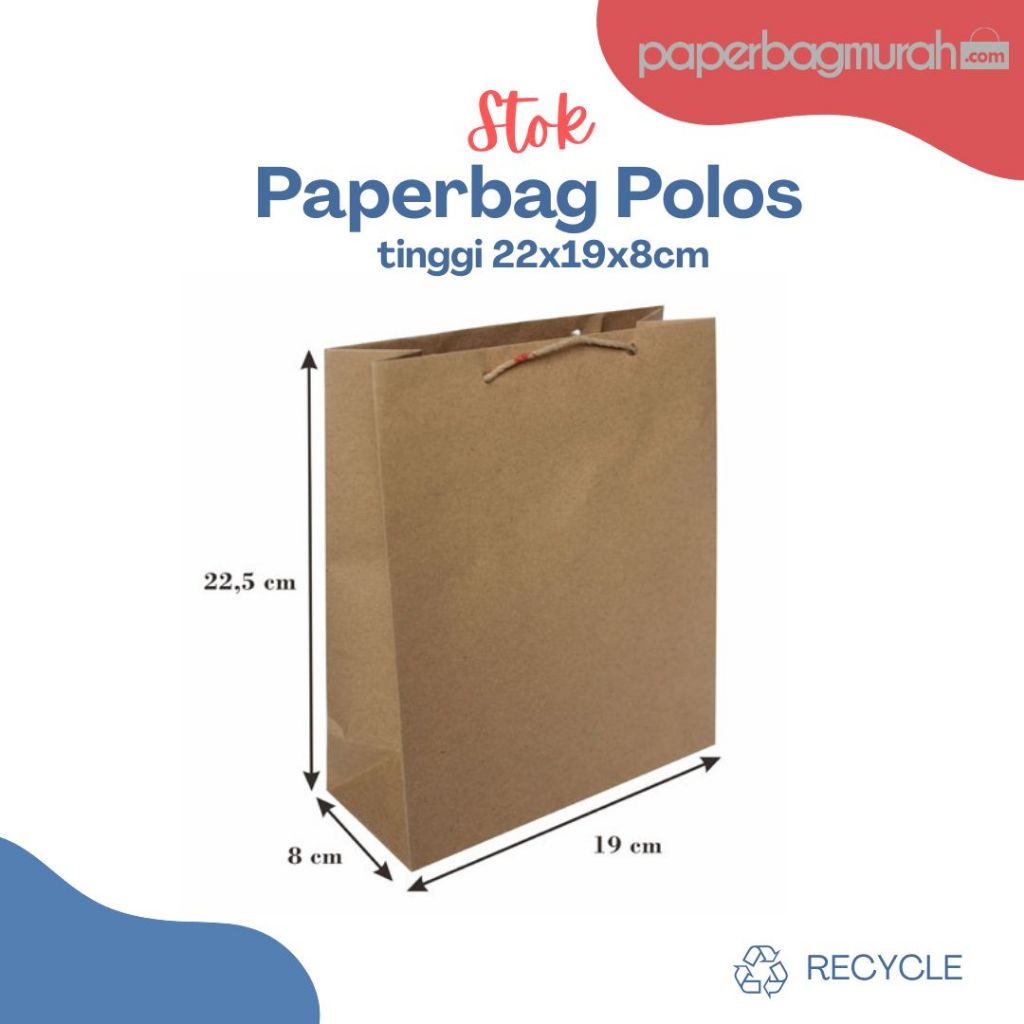 

PAPER BAG COKLAT KRAFT POLOS - TAS SOUVENIR PERNIKAHAN BAHAN KRAFT MURAH