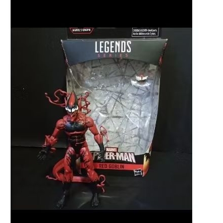 marvel legends red goblin symbiote spiderman villain
