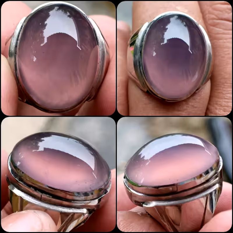 Natural Purple Chalcedony From Obi Island - market Name Bacan Obi Kelo Ungu - No Treatment