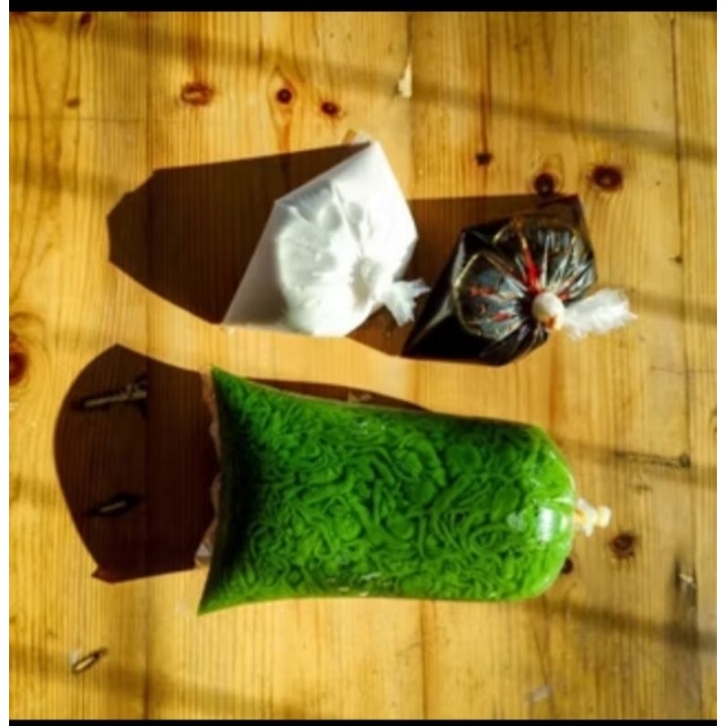 

paket kemasan plastik 1 kg cendol Suji nangka