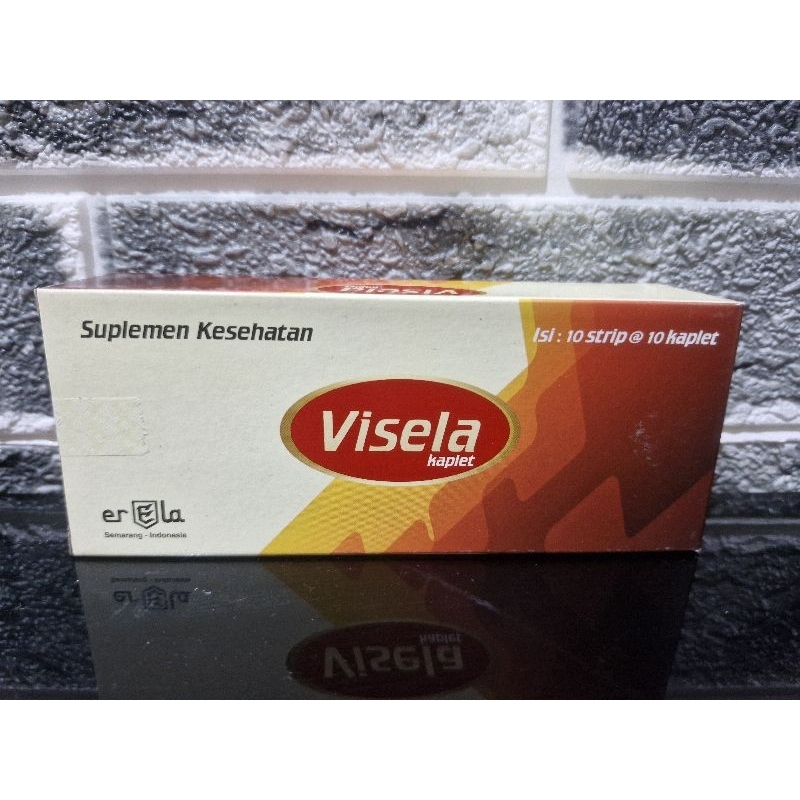 VISELA 400 MCG BOX ISI 100 KAPLET - Asam Folat, B6, B12