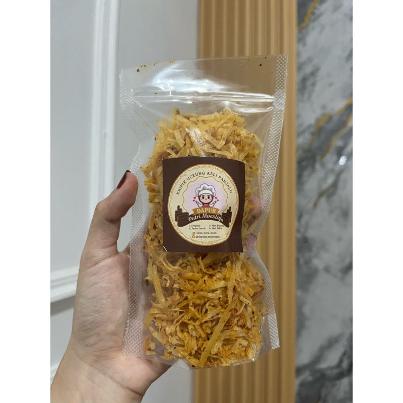 

KRIPIK UCENG / KRIPIK SINGKONG (kemasan ekonomis)