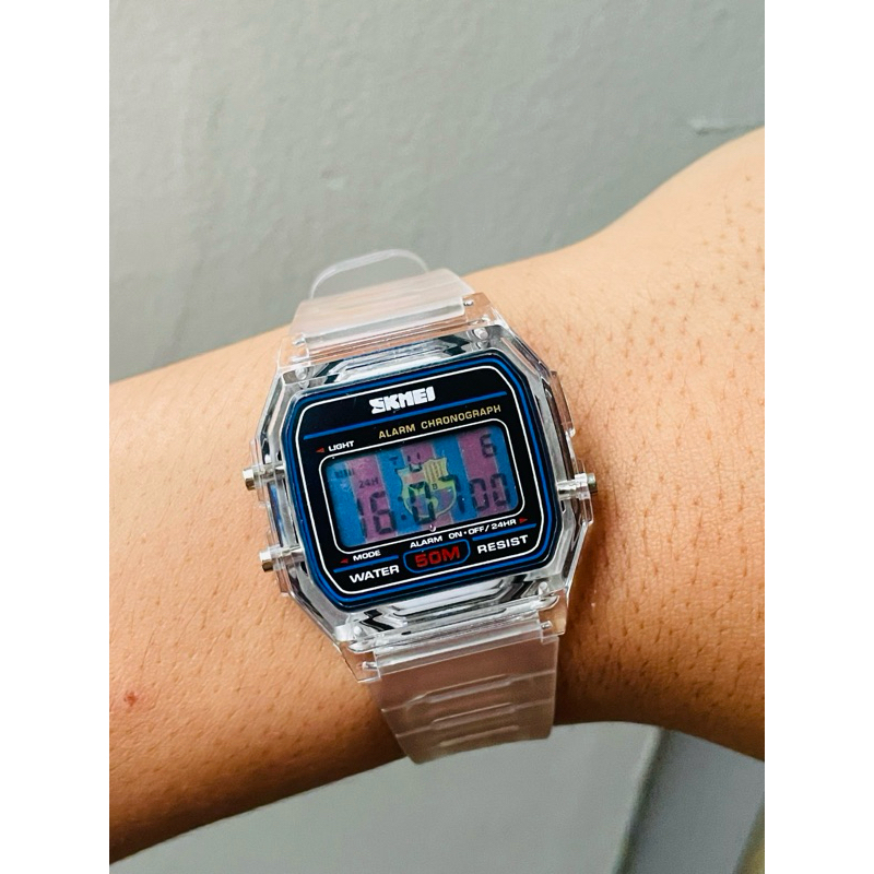 Graphic Filter Bola untuk Casio F-91W SKMEI 2056 AE-1200 dan jam digital lainnya