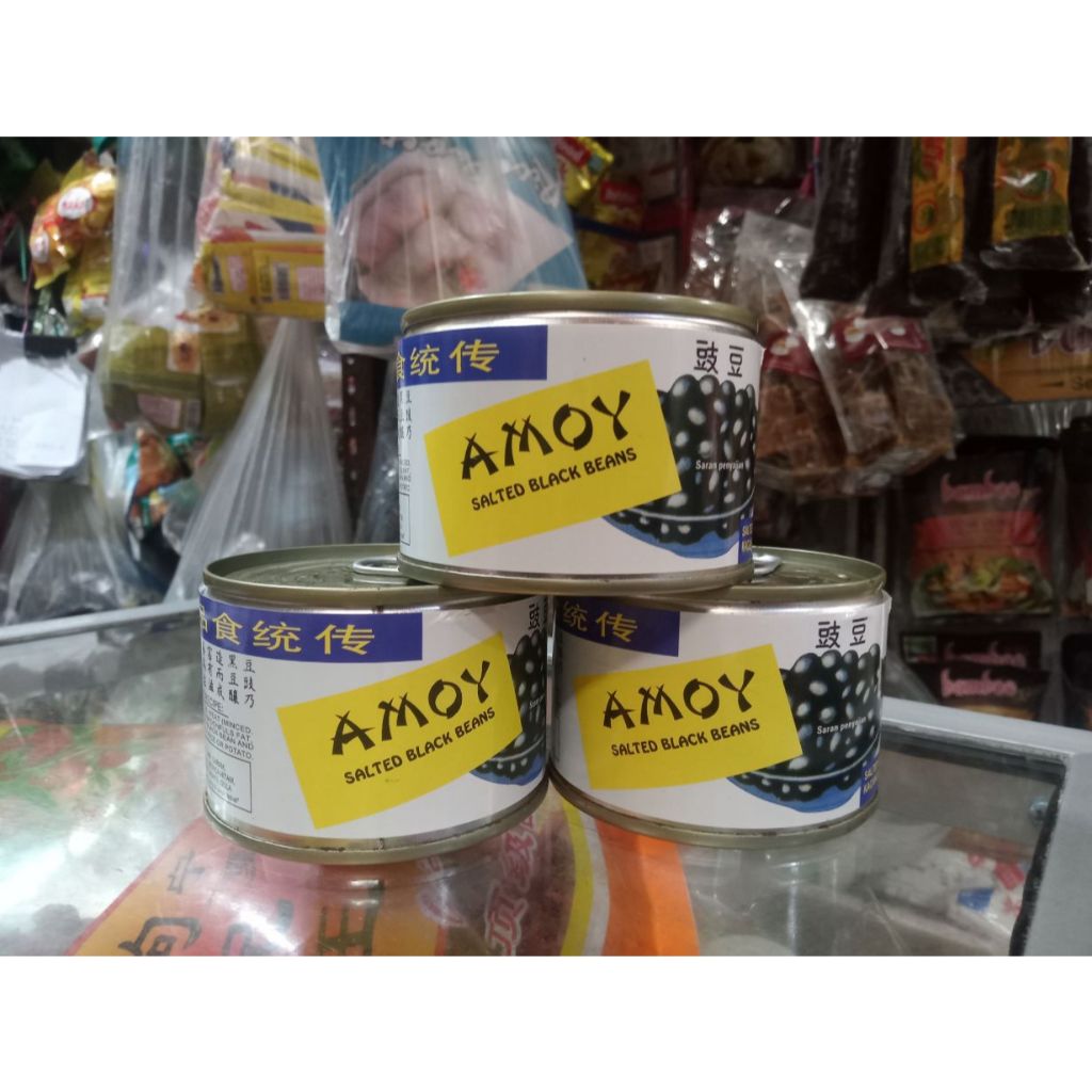 

Amoy Salted Black Beans/Kacang Hitam berat/isi 170gr