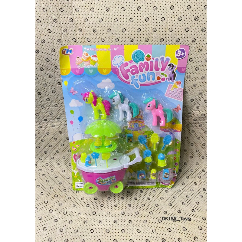 MAINAN ICE CREAM STROLLER MEDIUM + KUDA FI539 / FI565