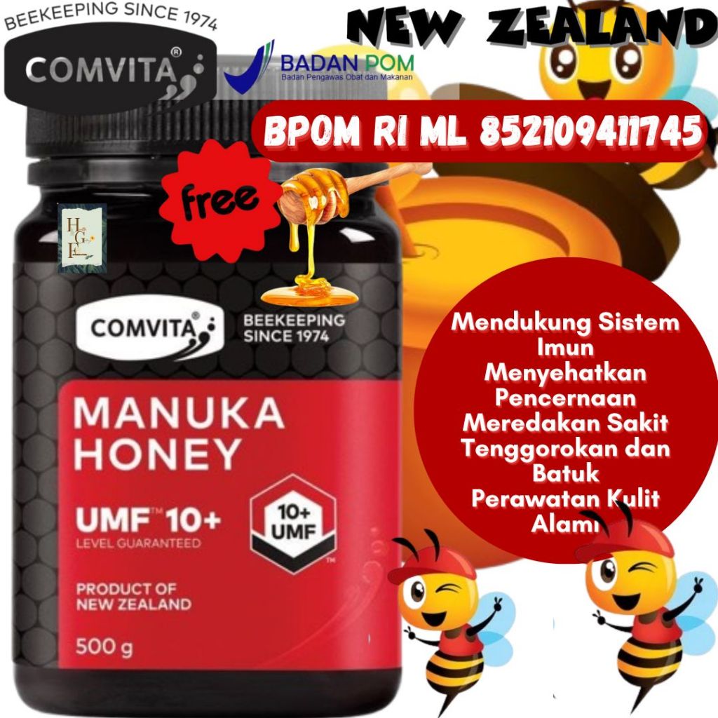 

Comvita Manuka Honey UMF 10+ - 500gr BPOM