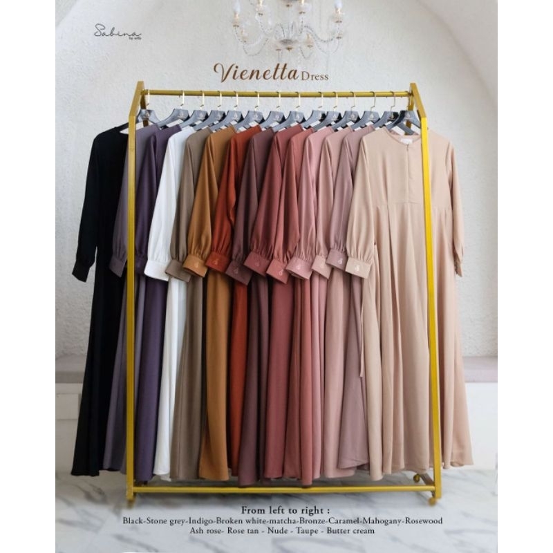 Vienetta Dress Sabina by Selly Gamis Best Seller