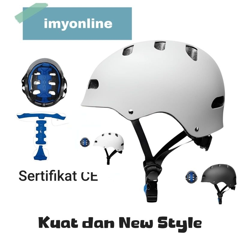 Helm Anak Pelindung Sepeda / Sepatu Roda / Scooter Size S(2-7 tahun)