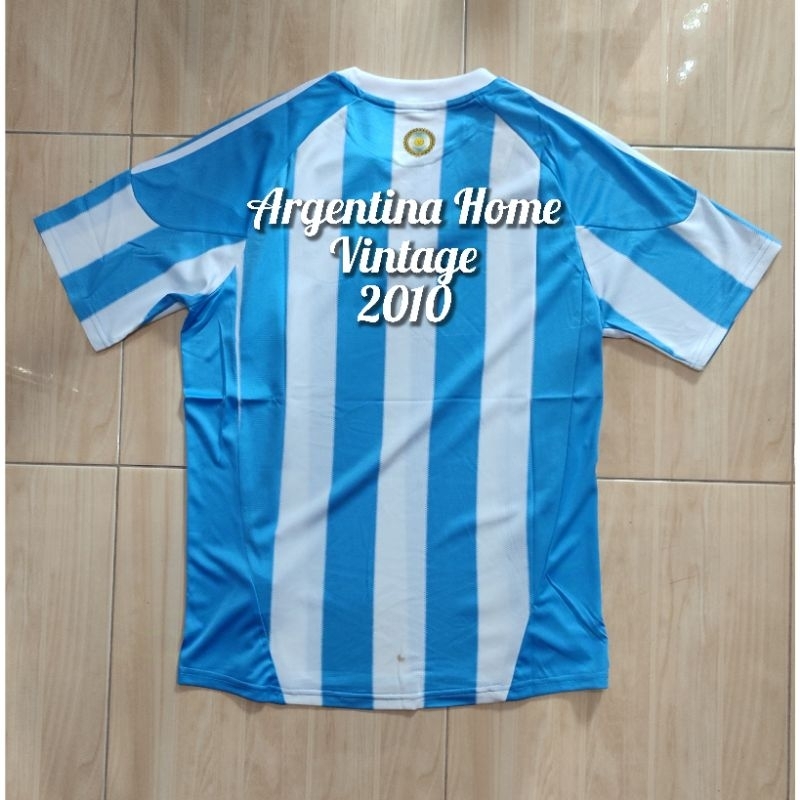JERSEY BOLA RETRO ARGENTINA HOME 2010 GRADE AAA
