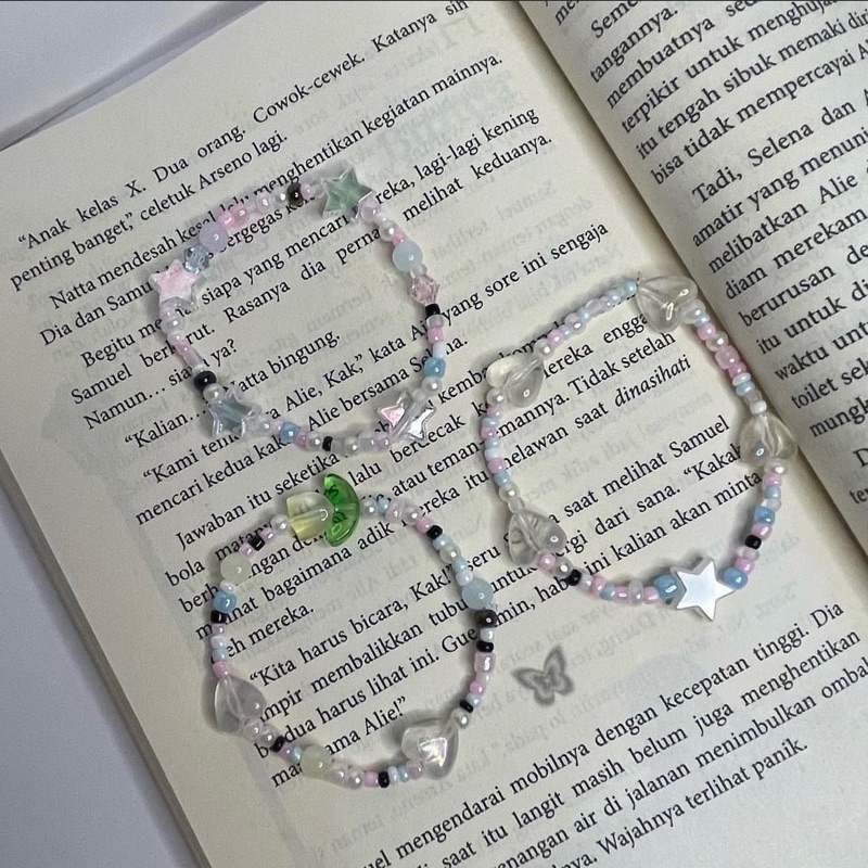 gelang manik couple bestie || gelang manik || gelang manik aesthetic || gelang manik lucu aesthetic 