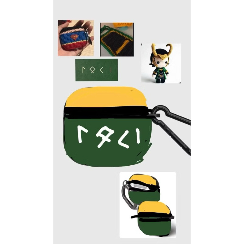 Custom Airpods 4 Case tws crochet