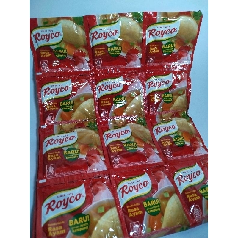 

Royco Kaldu Ayam | Royco Kaldu Sapi | 1 renceng isi 12