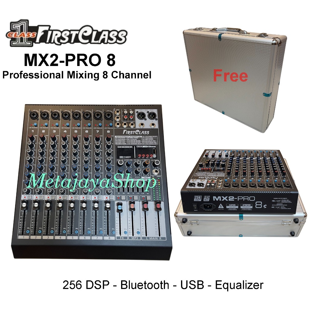 Professional Mixer Audio FirstClass MX2-PRO 8s Mixer fest mx2-pro 8s original