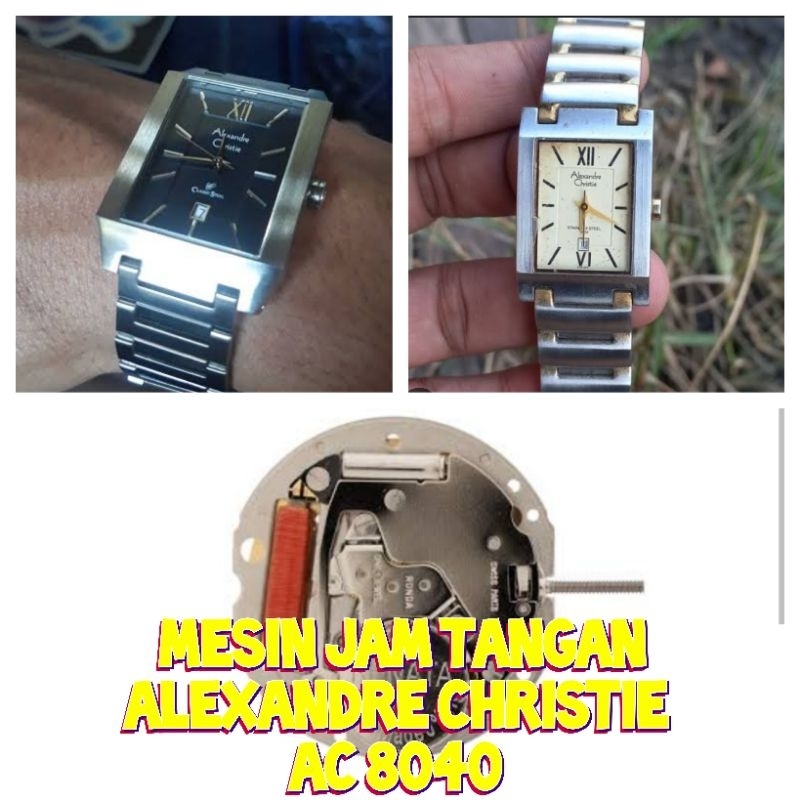 Mesin jam tangan Alexandre Christie AC 8040 All series Original