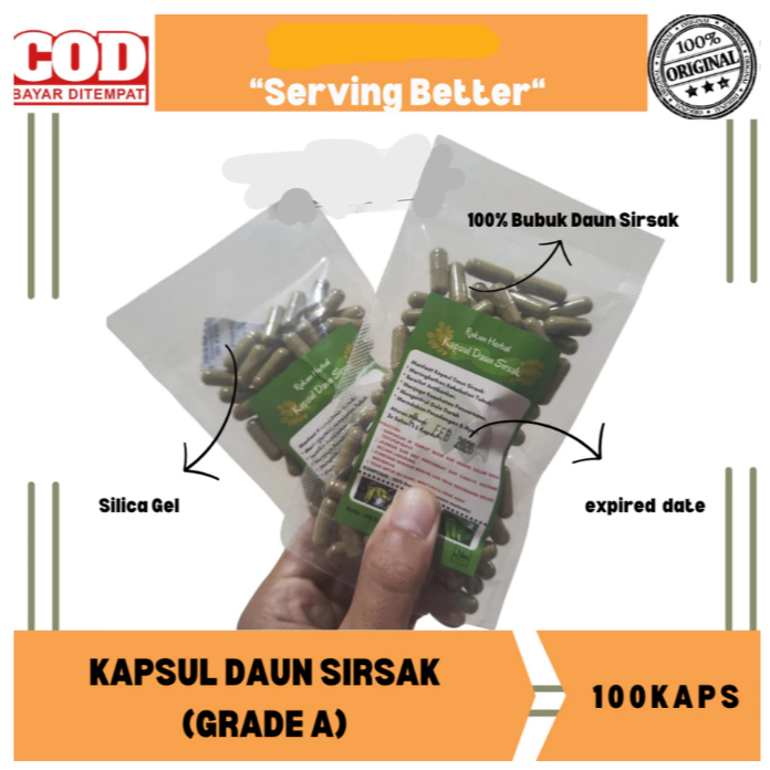 

Kapsul Daun Sirsak 100 Kapsul (Grade A) / Meningkatkan Kekebalan Tubuh, BErsifat Antikanker, dll