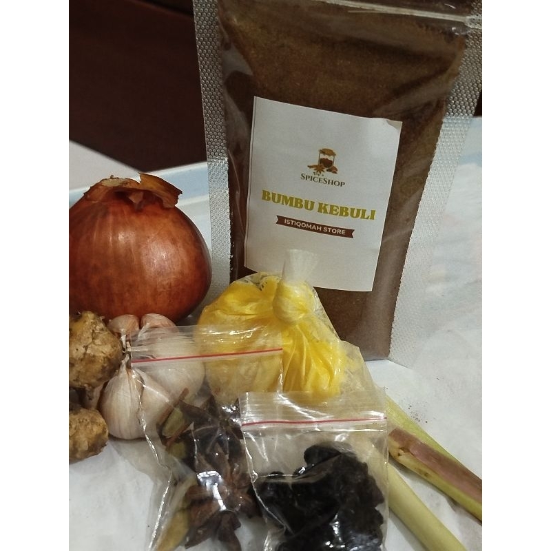 

paket kebuli komplit 100gr+samin rempah dan kismis