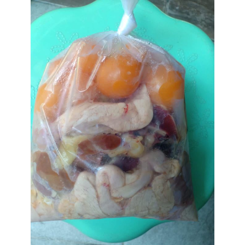 

Uritan ayam campur jerohan berat 1kg