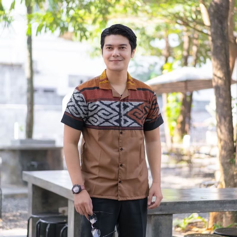 kemeja tenun toraja kemeja pria