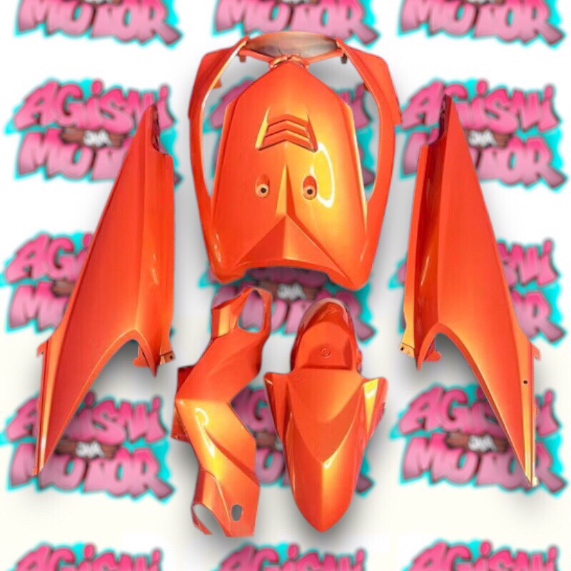 body set halus beat karbu oren candy / body beat karbu oren / beat karbu