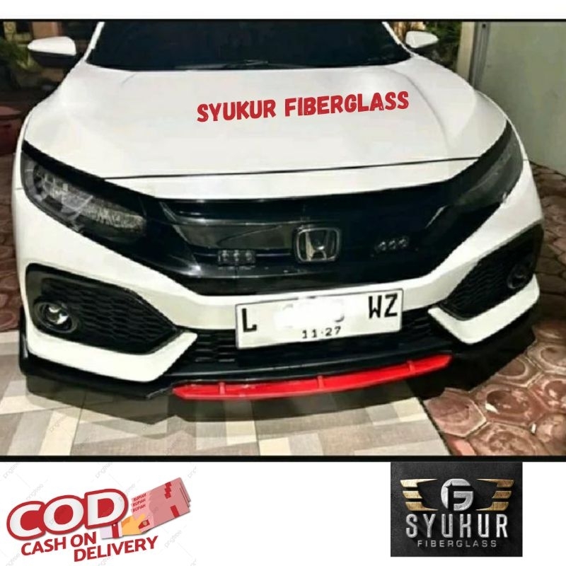 Lips Bumper Civic Turbo Lis Front Bumper Civic Fullset