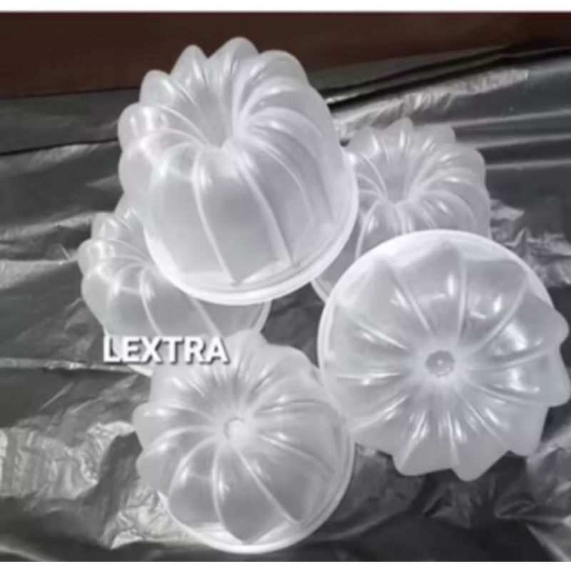 12 pcs cetakan kue bolu kukus bentuk LEXTRA diameter 7cm/cetakan puding agar jelly motif LEXTRA