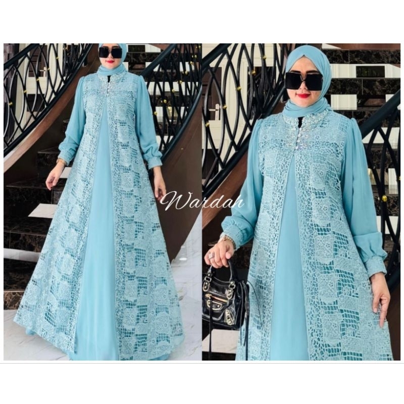 SAFITRI DRES SET HIJAB PASHMINA II IC