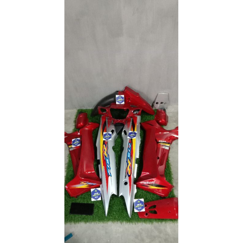 Cover Body Fizr Fullset Fizr LE Merah Silver (Spakbor depan 125z)